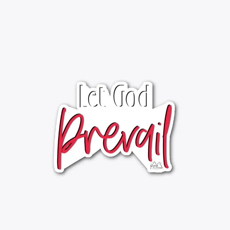 Let God Prevail Sticker